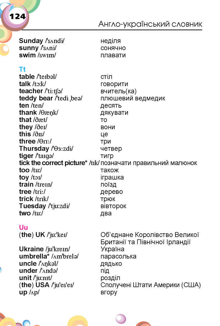 Підручник Англійська мова 1 клас Несвіт