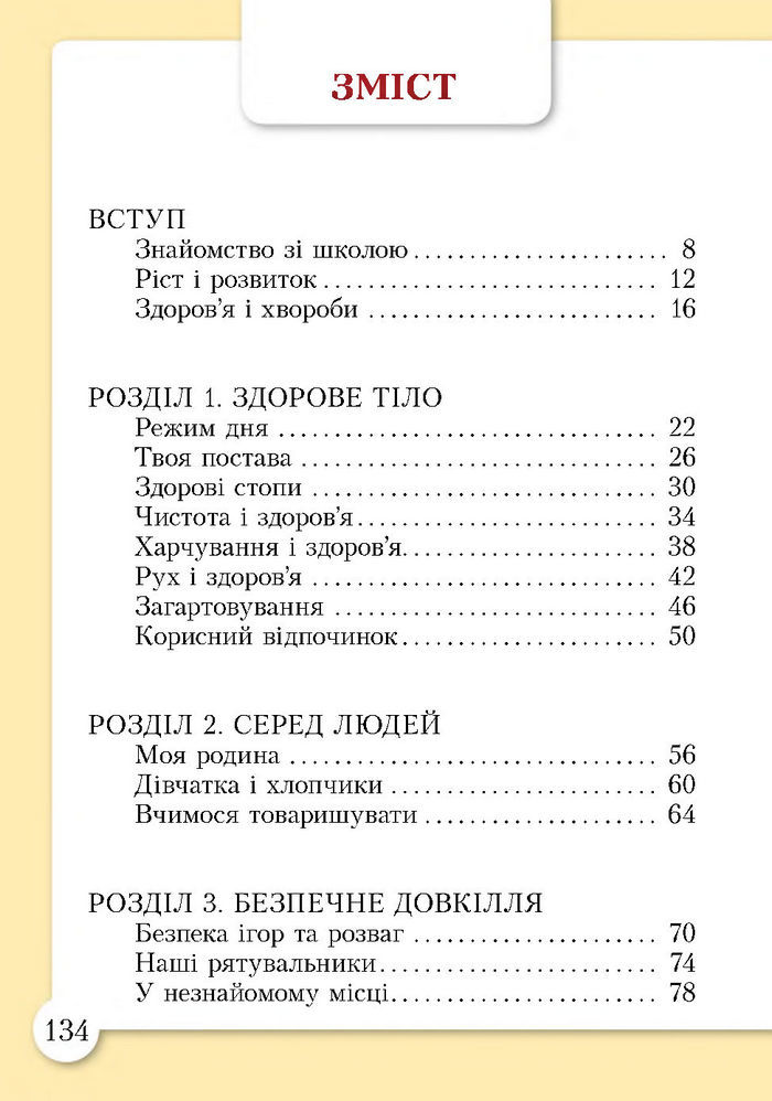 Підручник Основи здоров’я 1 клас Бех