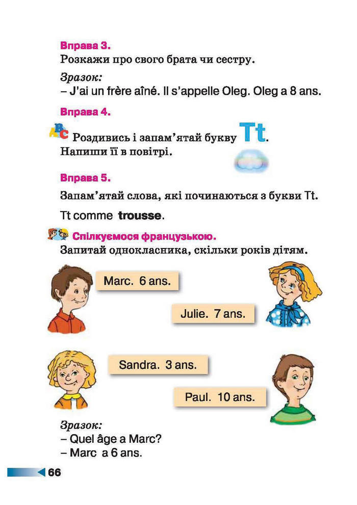 Французька мова 1 клас Чумак