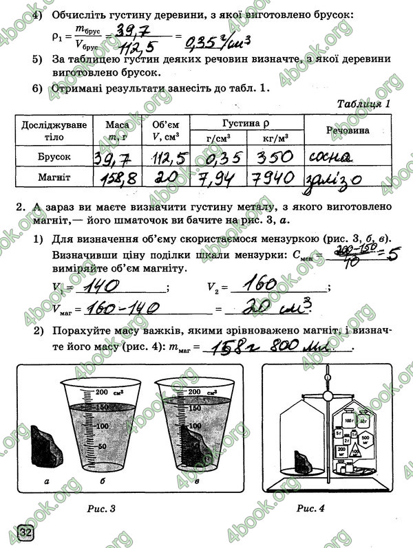 ГДЗ Зошит Фізика 7 клас Божинова 2015