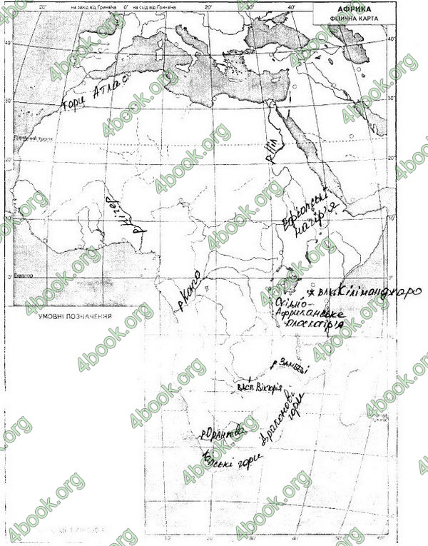 ГДЗ Зошит Географія 7 клас Кобернік