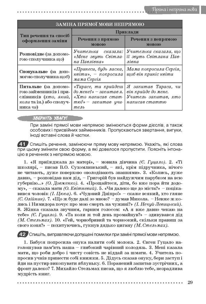 Підручник Українська мова 9 клас Заболотний (Укр.)