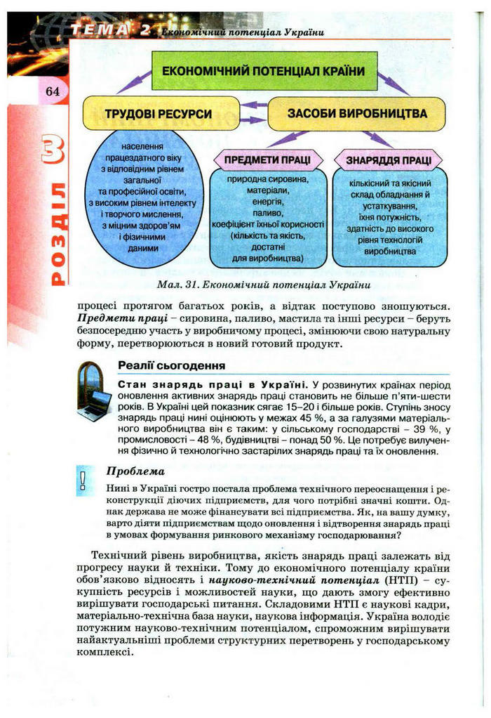 Підручник Географія 9 клас Пестушко