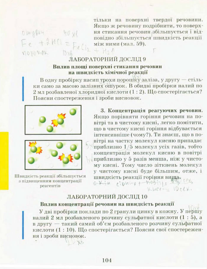 Підручник Хімія 9 клас Буринська