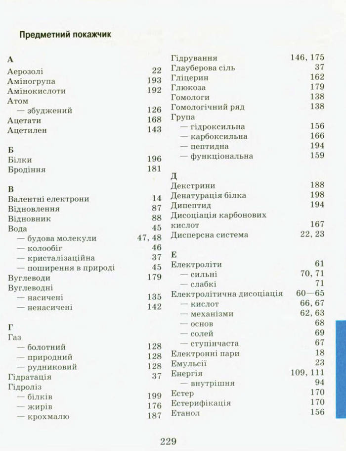 Підручник Хімія 9 клас Буринська