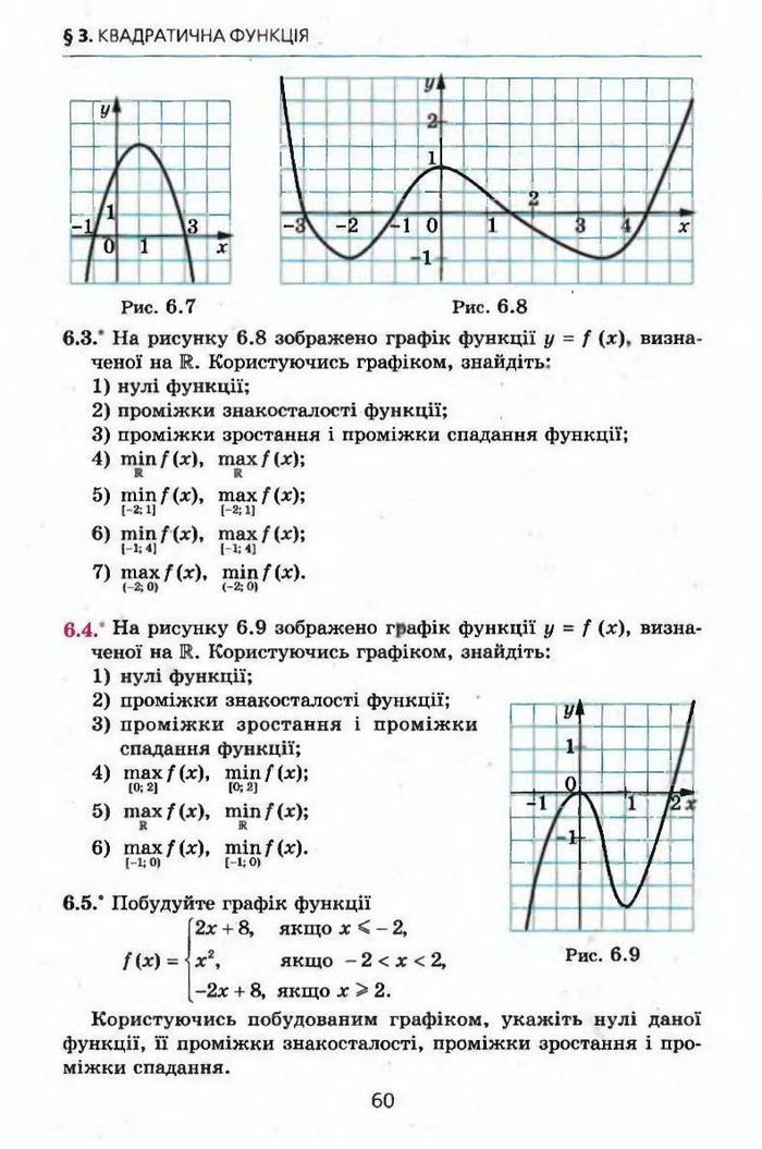 Алгебра 9 клас Мерзляк (з поглибленим вивченням)