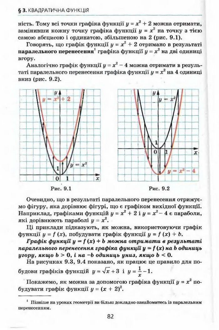 Алгебра 9 клас Мерзляк (з поглибленим вивченням)