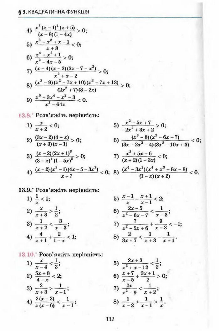 Алгебра 9 клас Мерзляк (з поглибленим вивченням)