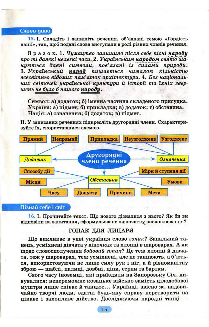 Українська мова 9 клас Пентилюк