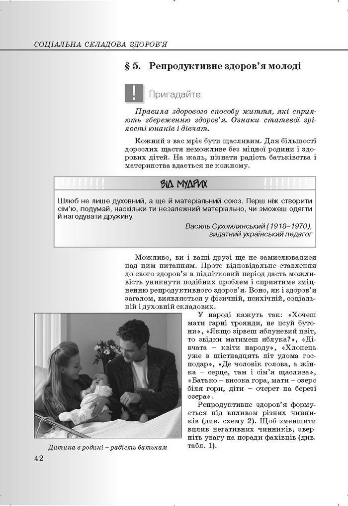 Основи здоров’я 9 класс Бойченко