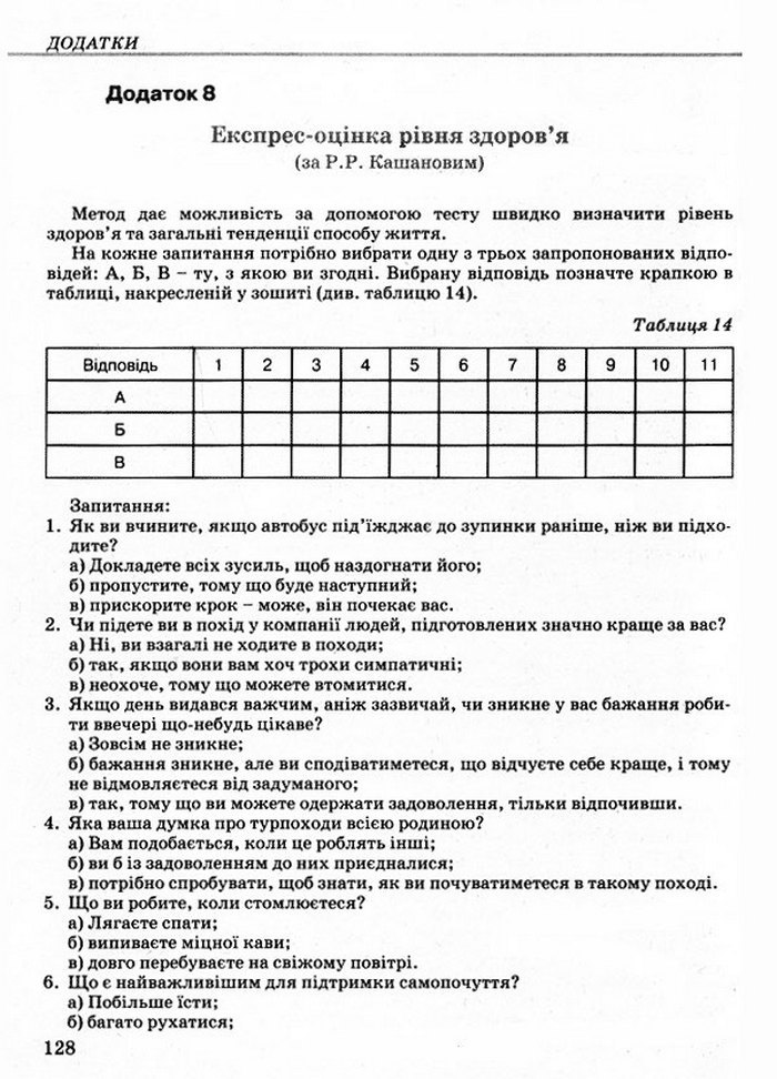 Основи здоров’я 9 класс Бойченко