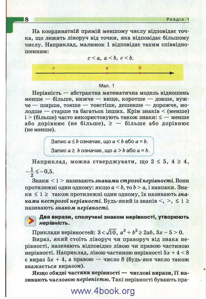 Підручник Алгебра 9 клас Бевз