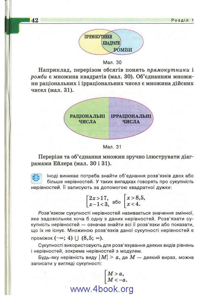 Підручник Алгебра 9 клас Бевз