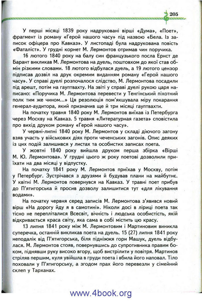 Зарубіжна література 9 клас Ніколенко