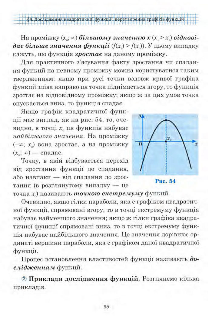 Алгебра 9 клас Мальований