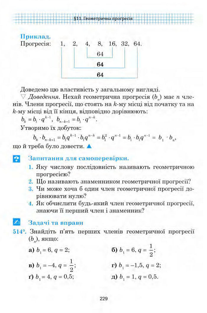 Алгебра 9 клас Мальований