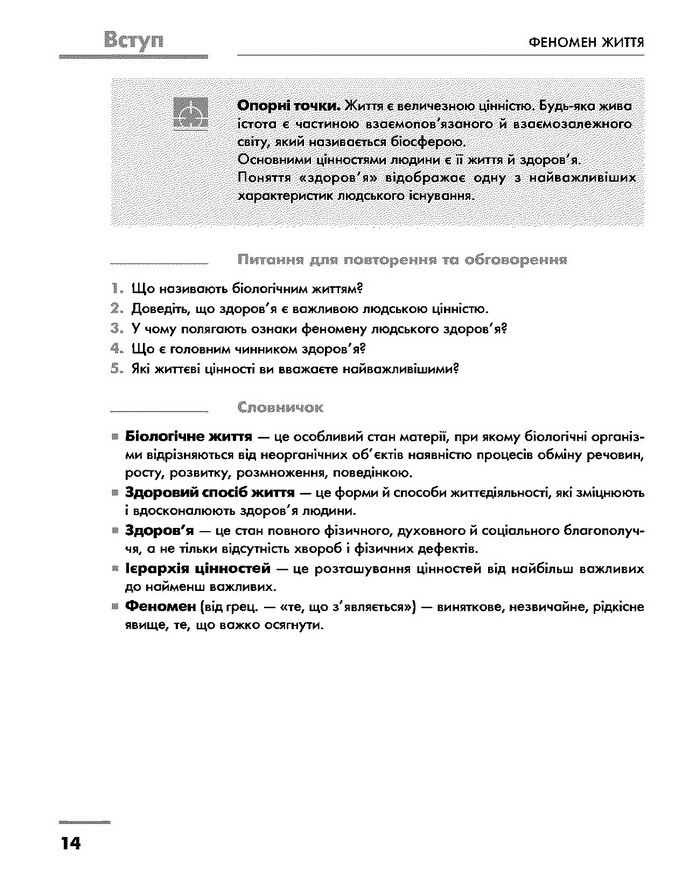 Основи здоров’я 9 клас Тагліна