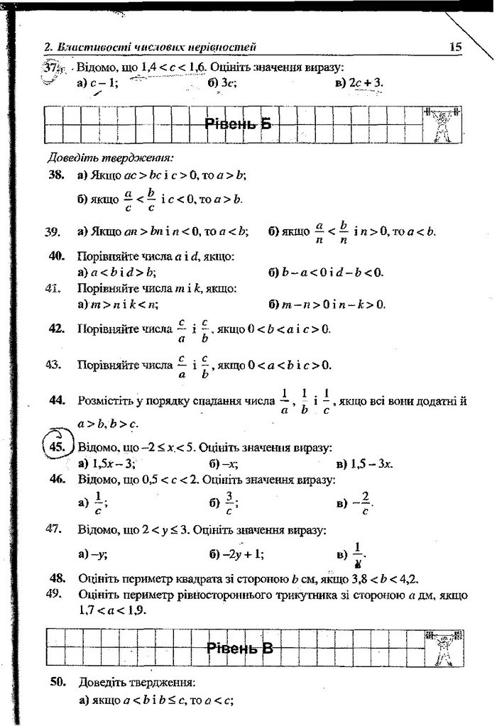 Алгебра 9 клас Кравчук