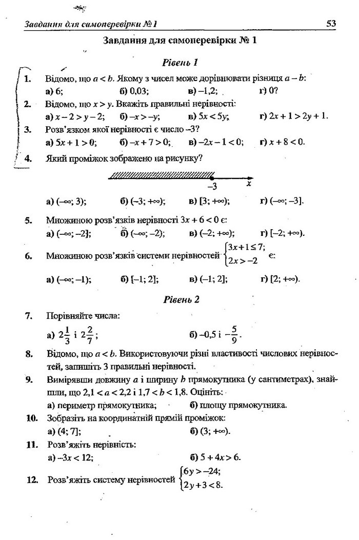 Алгебра 9 клас Кравчук