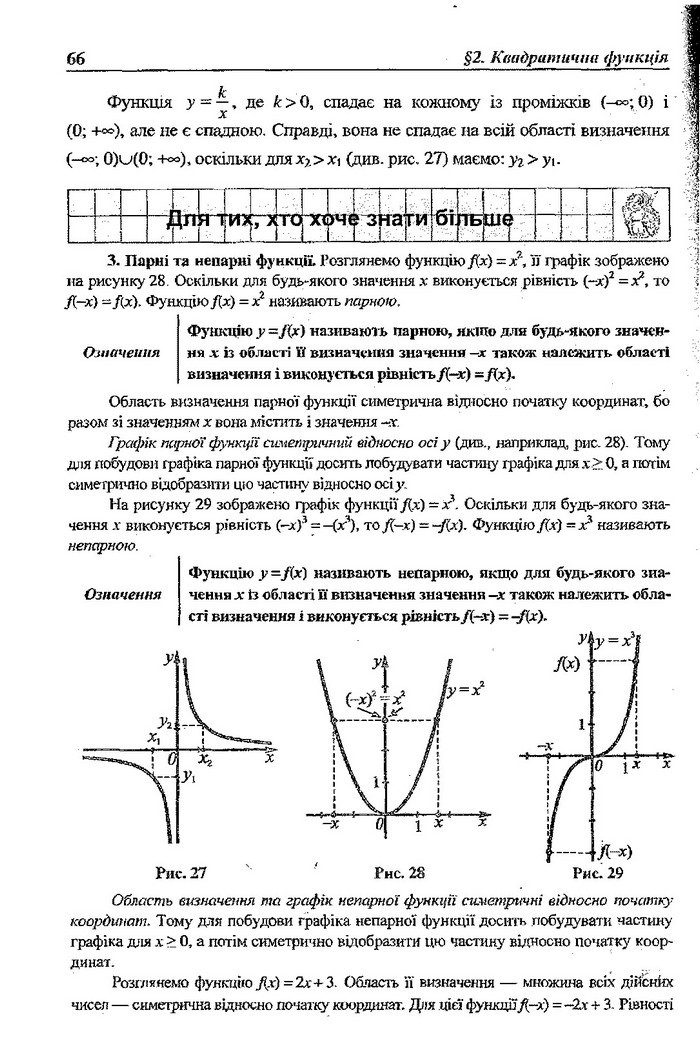 Алгебра 9 клас Кравчук