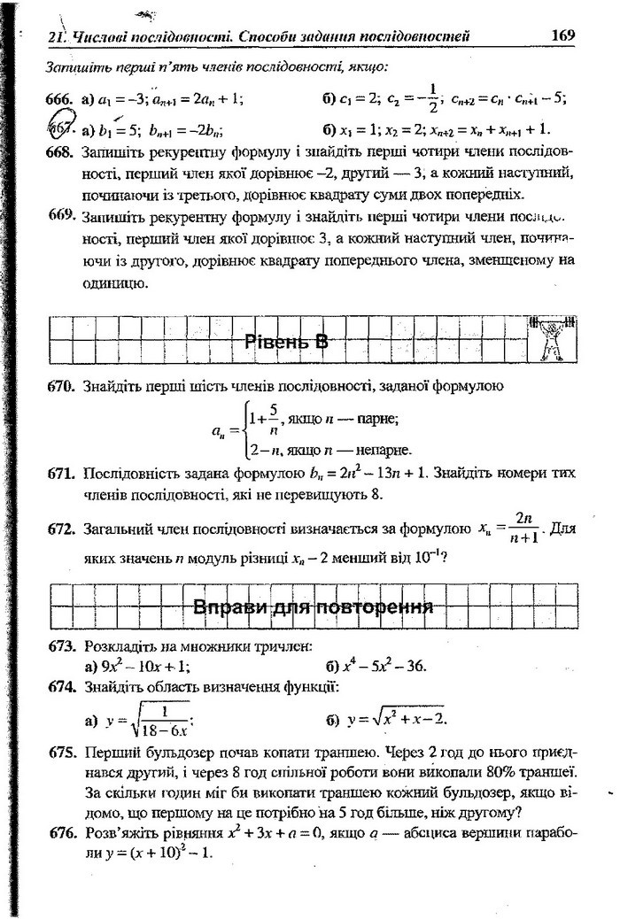 Алгебра 9 клас Кравчук