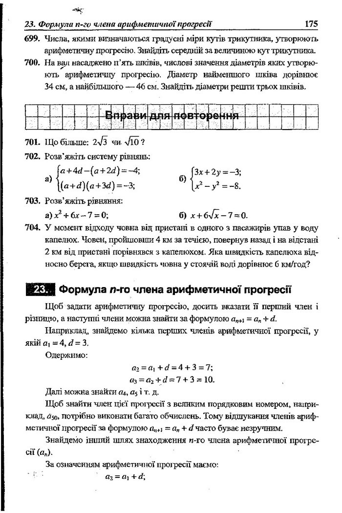 Алгебра 9 клас Кравчук