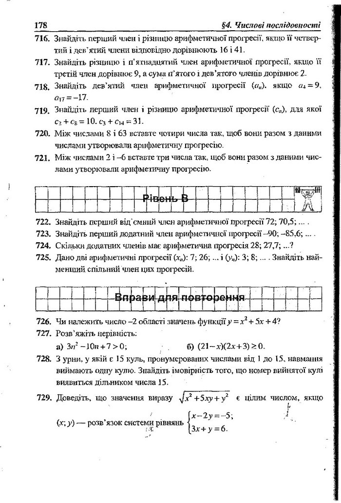 Алгебра 9 клас Кравчук