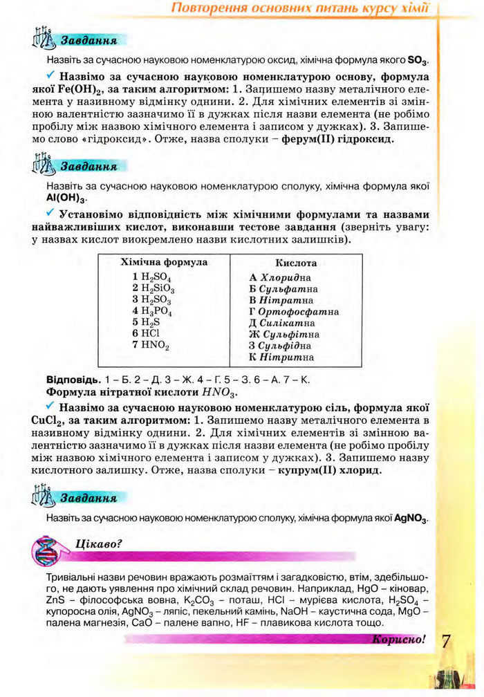 Підручник Хімія 9 клас Лашевська