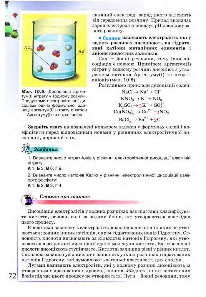 Підручник Хімія 9 клас Лашевська