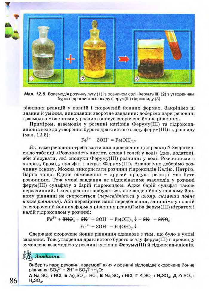 Підручник Хімія 9 клас Лашевська