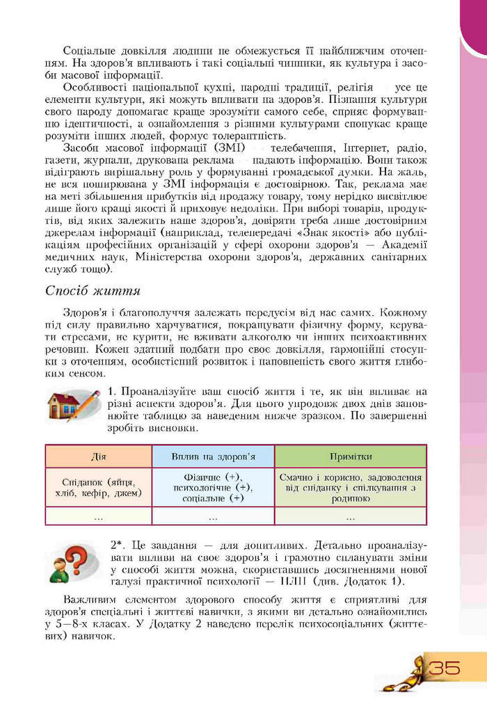 Підручник Основи здоров'я 9 клас Воронцова