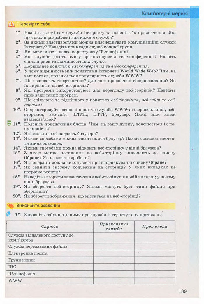 Підручник Інформатика 9 клас Ривкінд