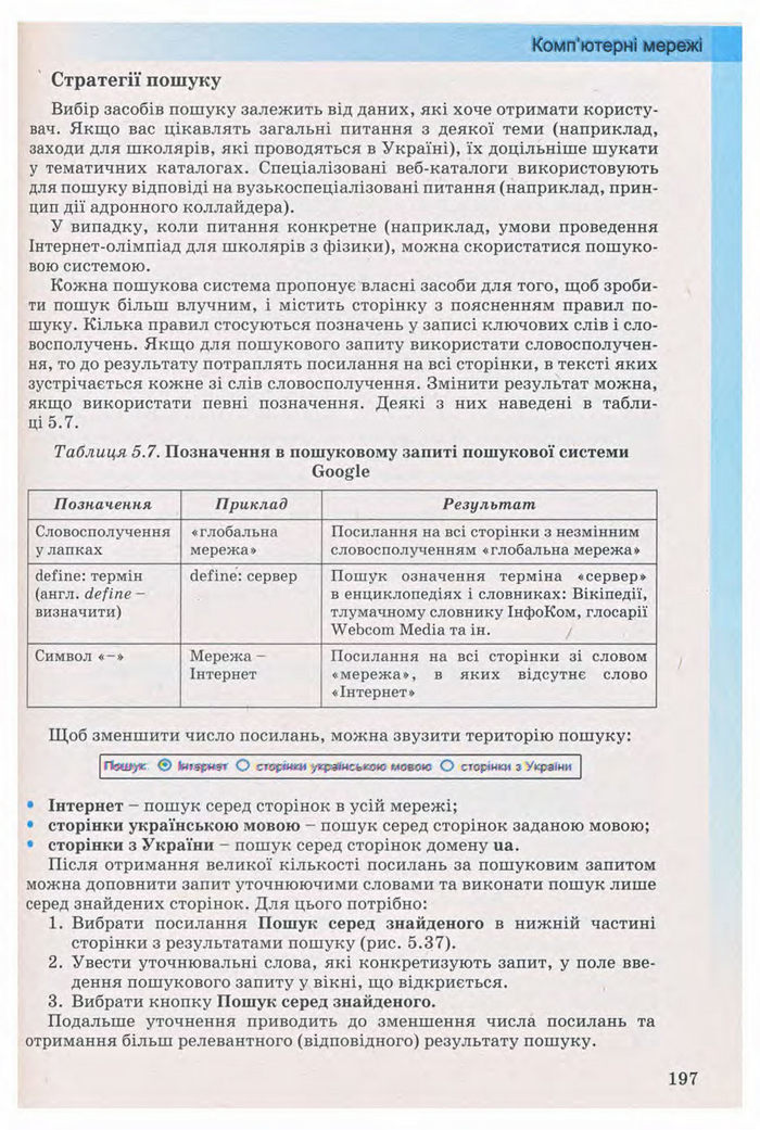 Підручник Інформатика 9 клас Ривкінд