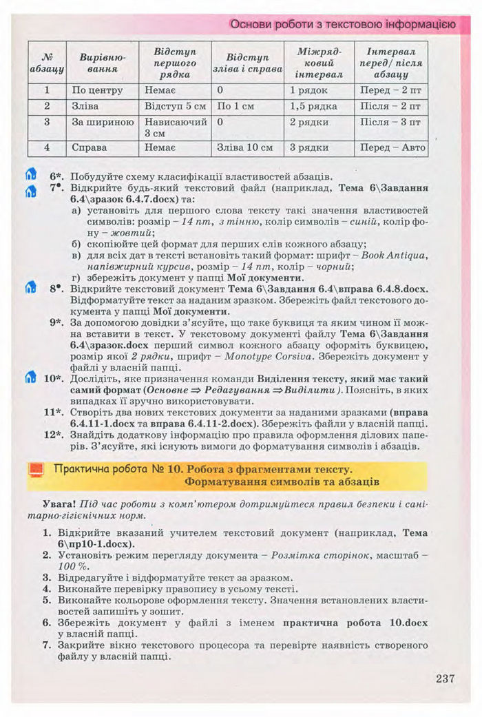 Підручник Інформатика 9 клас Ривкінд