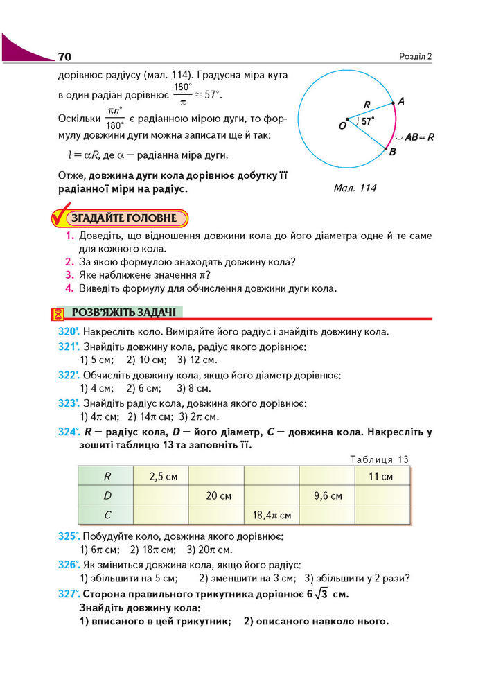 Підручник Геометрія 9 клас Бурда