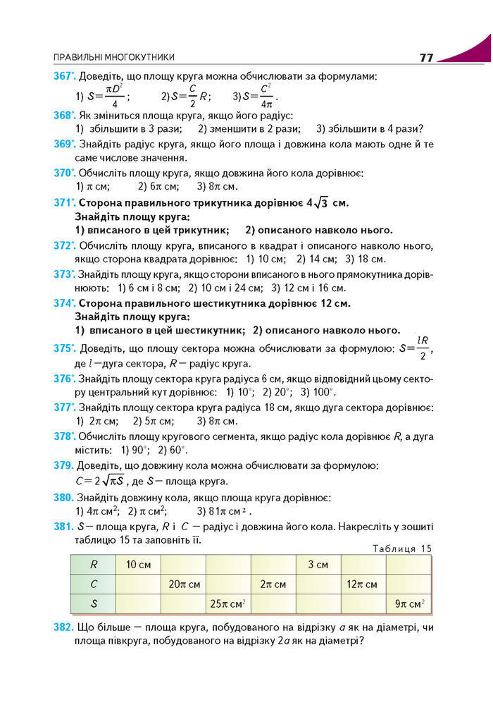 Підручник Геометрія 9 клас Бурда