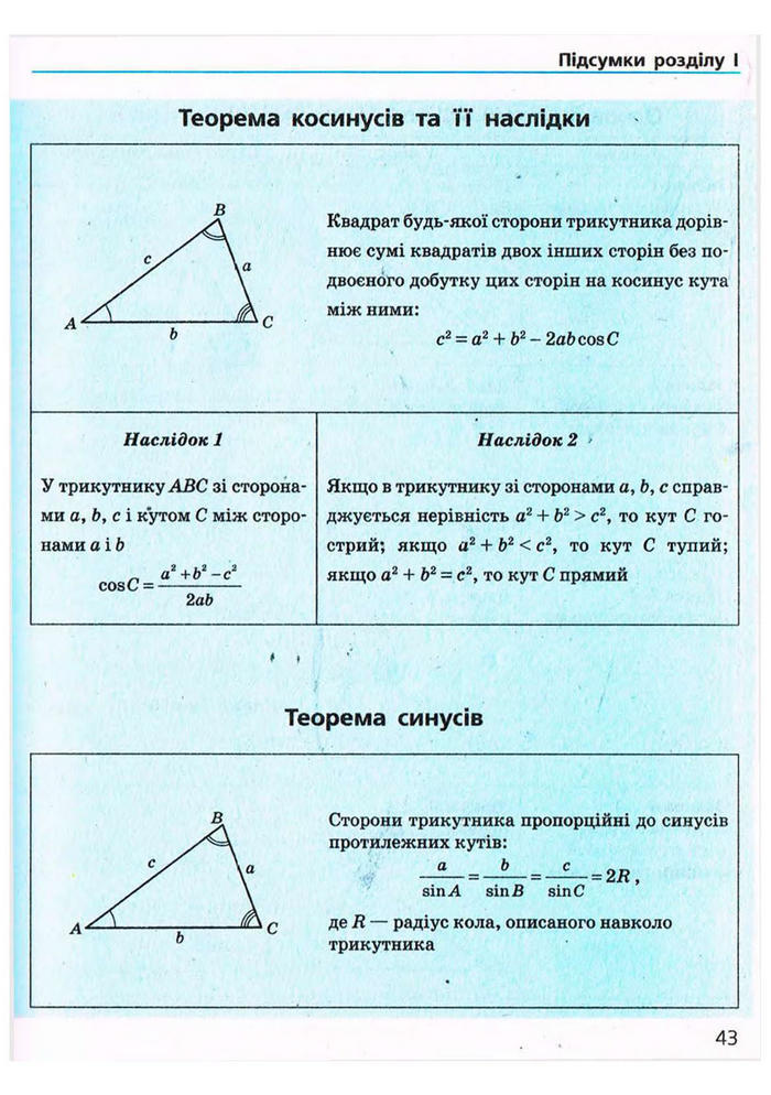 Підручник Геометрія 9 клас Єршова 2009