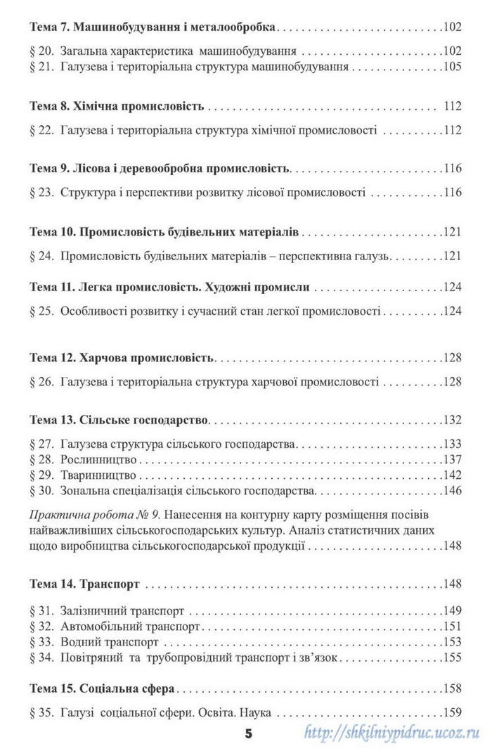 Географія 9 клас Надтока 2009