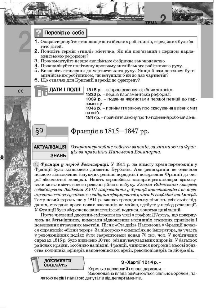 Підручник Всесвітня Історія 9 клас Осмоловський