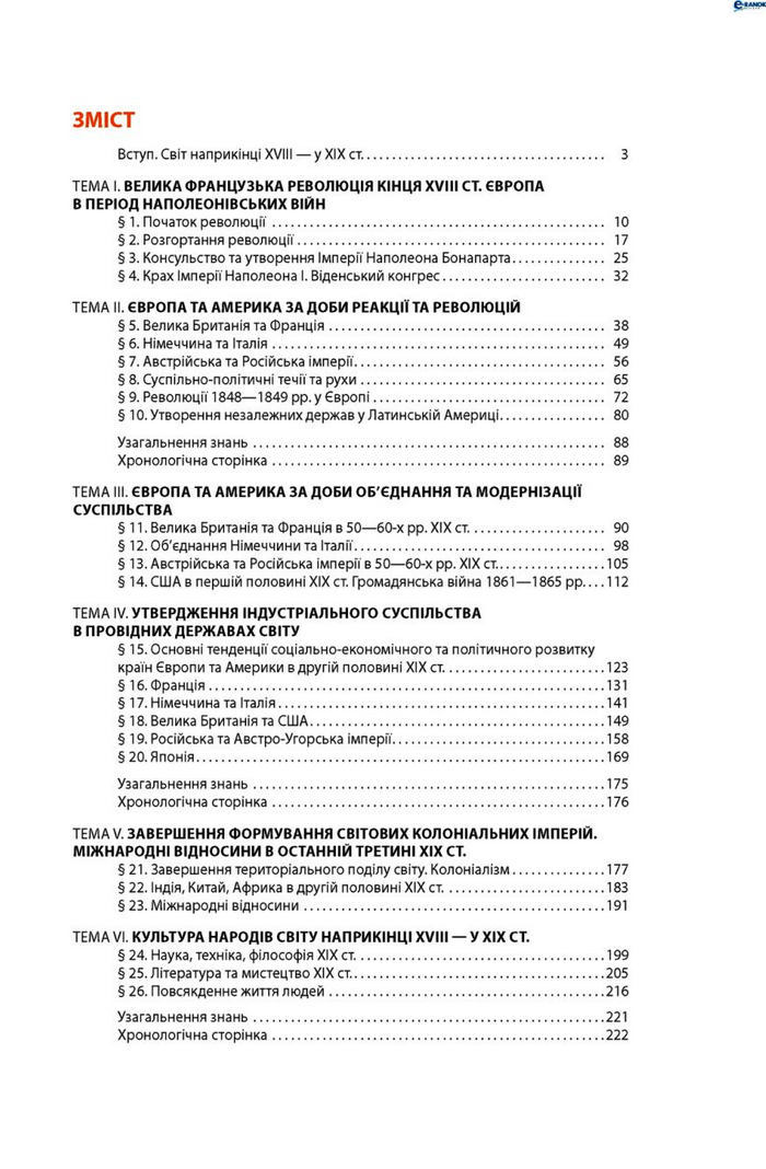 Всесвітня історія 9 клас Гісем