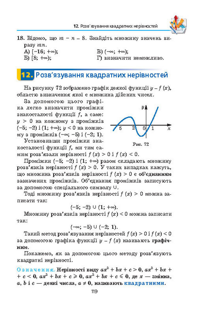 Алгебра 9 клас Мерзляк (Академический уровень)