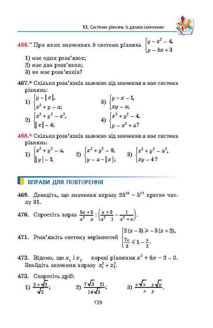 Алгебра 9 клас Мерзляк (Академический уровень)