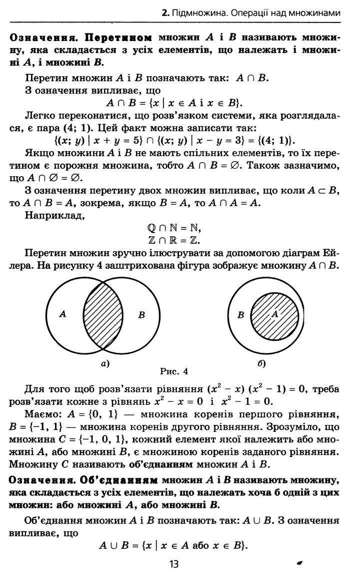 Алгебра 10 клас Мерзляк Профільний рівень