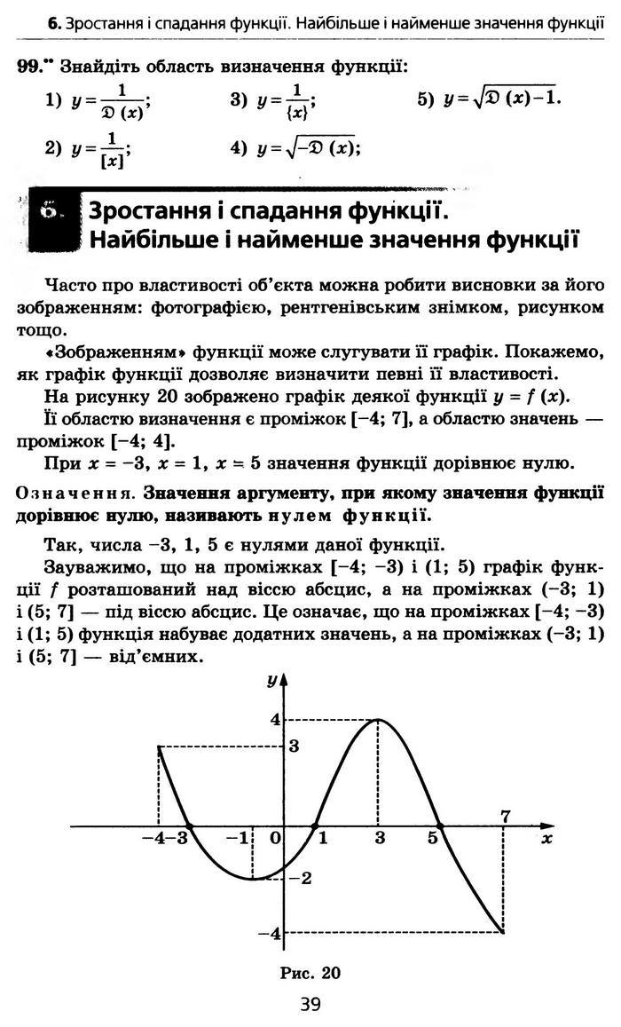 Алгебра 10 клас Мерзляк Профільний рівень