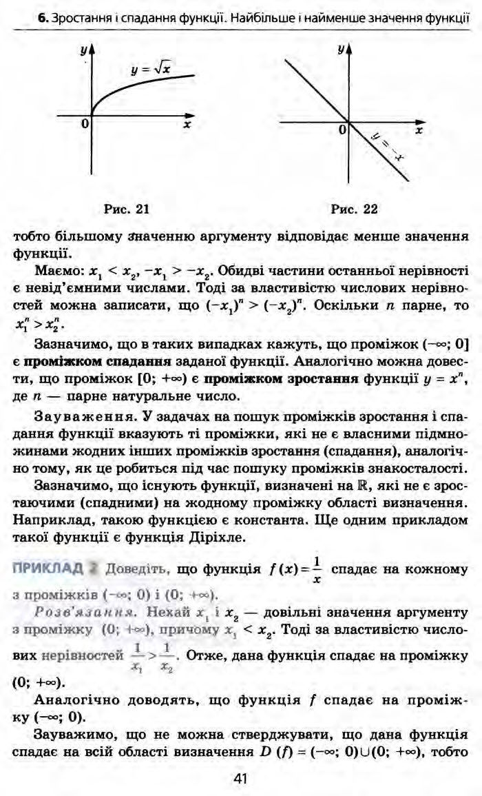 Алгебра 10 клас Мерзляк Профільний рівень