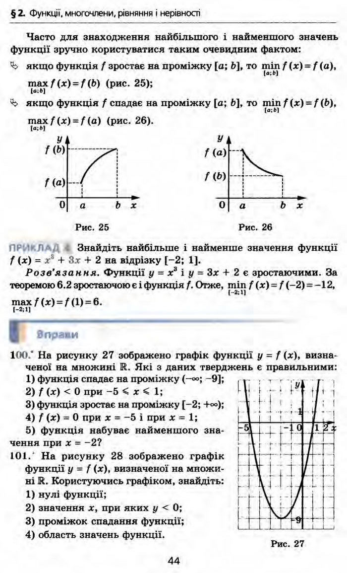 Алгебра 10 клас Мерзляк Профільний рівень