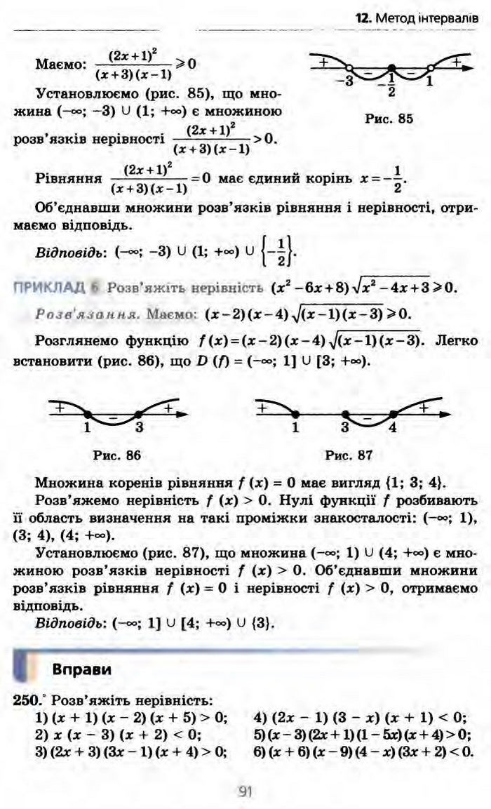 Алгебра 10 клас Мерзляк Профільний рівень