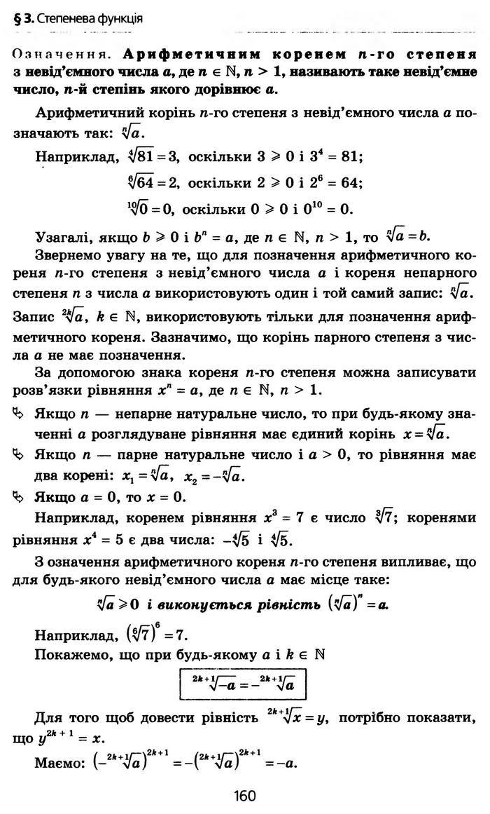 Алгебра 10 клас Мерзляк Профільний рівень