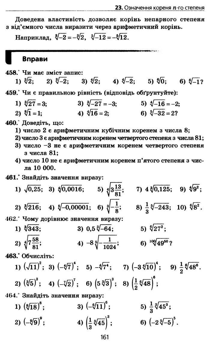 Алгебра 10 клас Мерзляк Профільний рівень