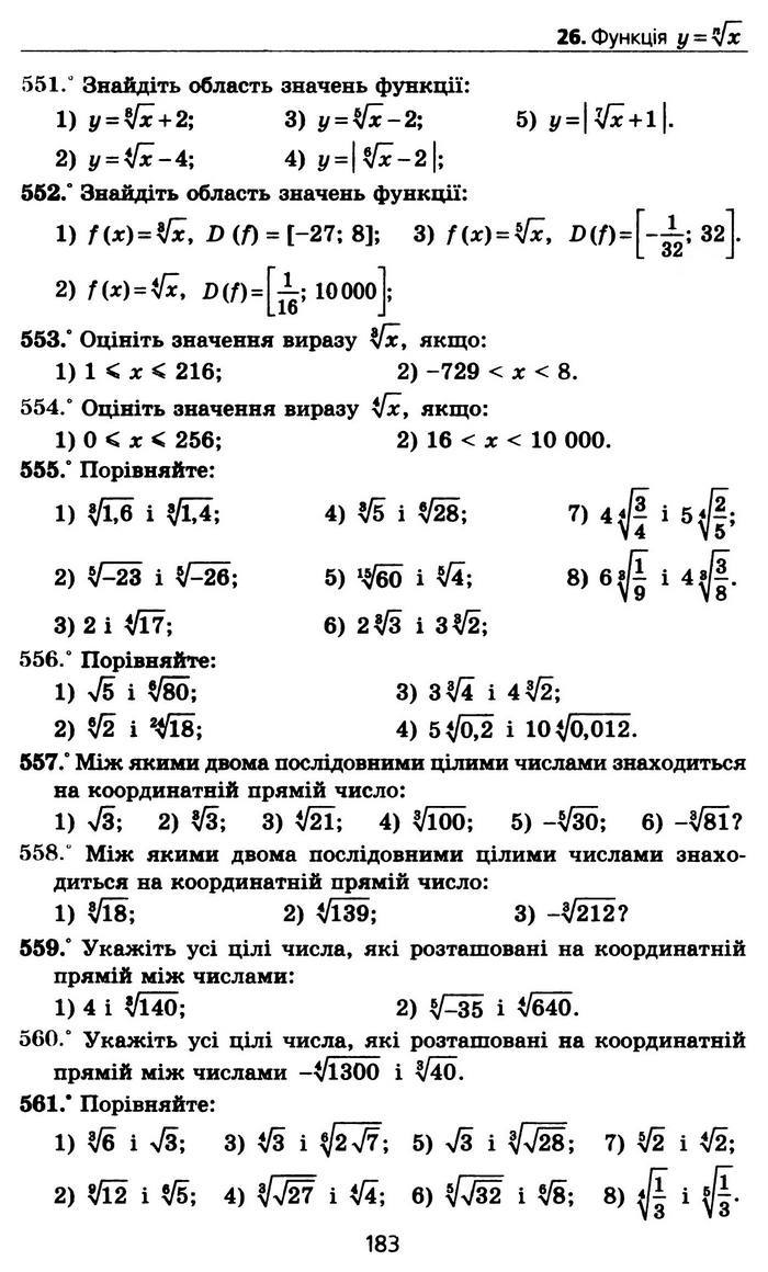 Алгебра 10 клас Мерзляк Профільний рівень